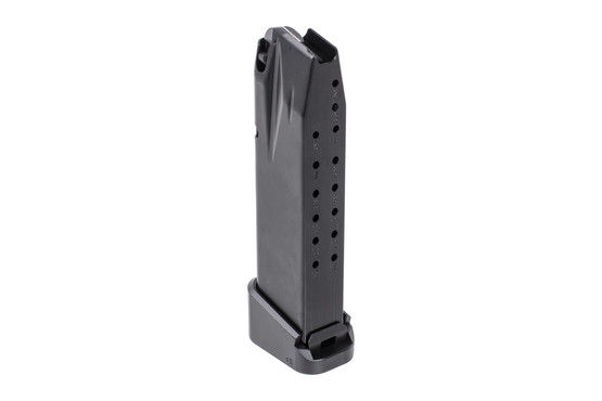 Canik TP9SF Elite 9mm Magazine with Aluminum Extension has witness holes